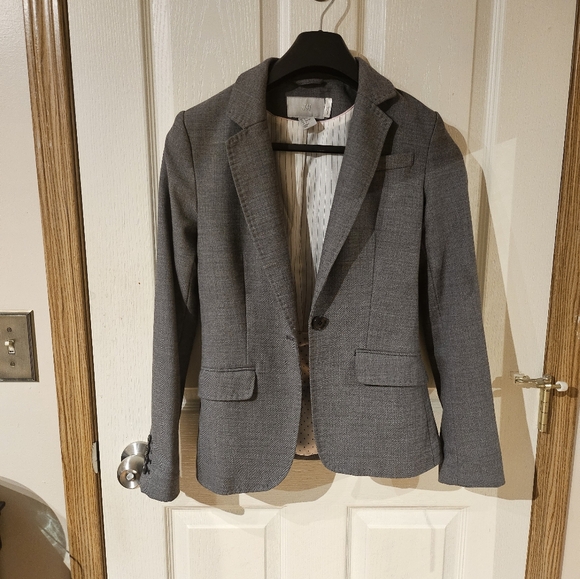 Women's Grey Blazer Size 2 - Picture 1 of 5